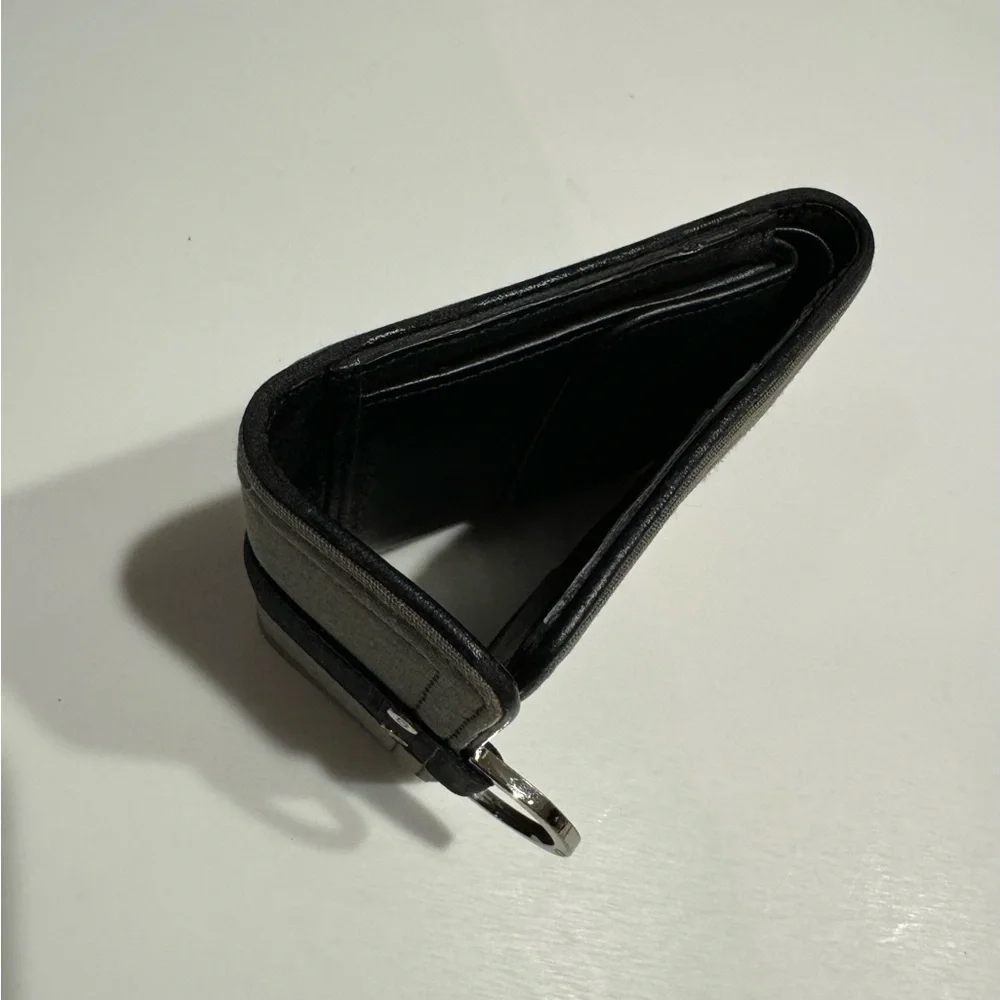 Dior compact trifold wallet